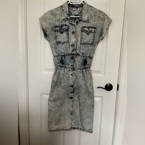 Vintage Mariposa - Acid Wash Jean Dress